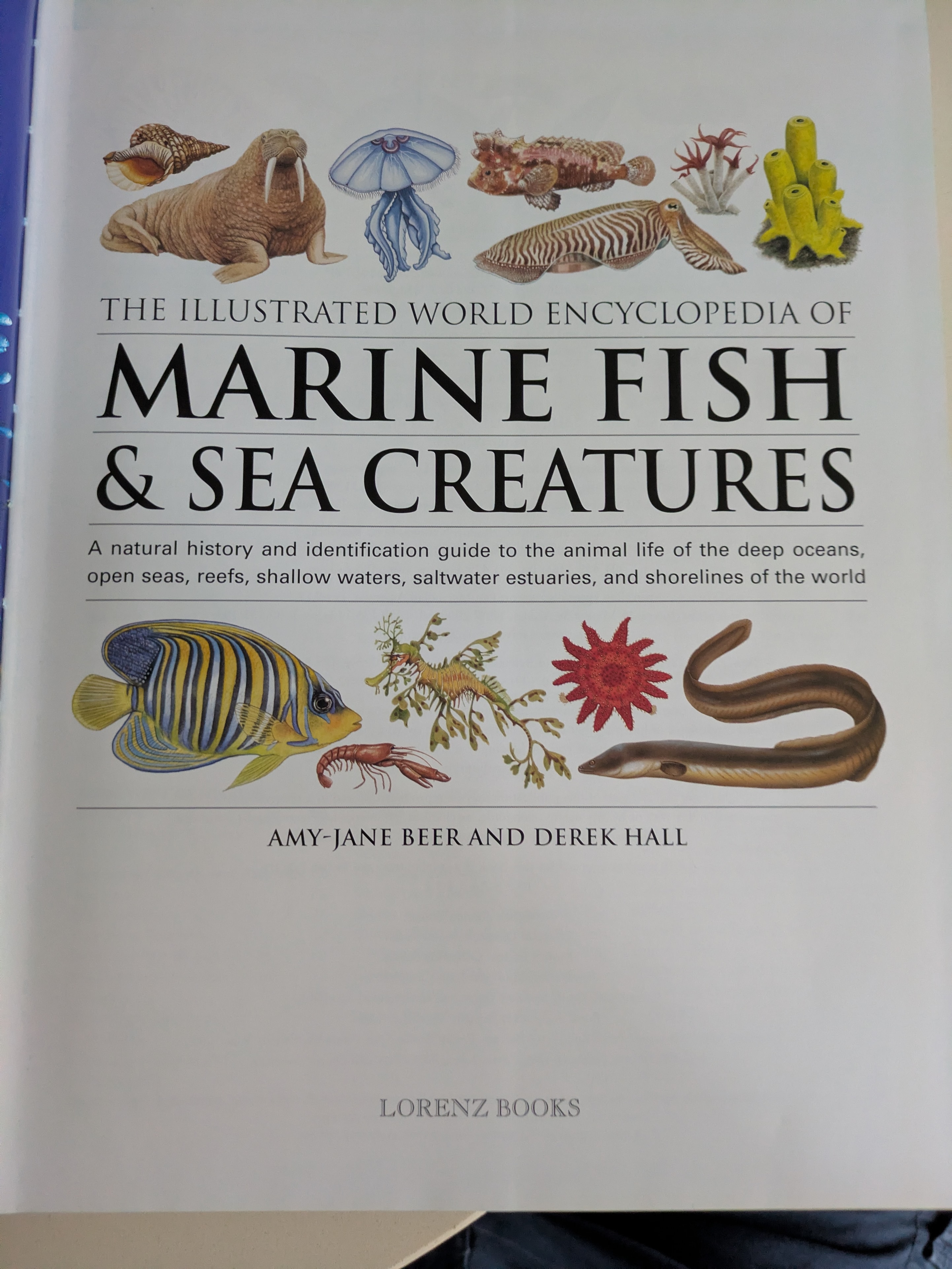 The inside cover page of the encyclopedia.